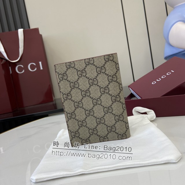 Gucci專櫃古馳最新款飾貓頭鷹細節GG迷你錢包 jh2023型號：810072